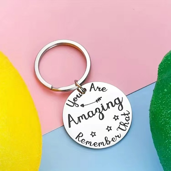 “You Are Amazing, Remember  That” Key Chain NWT - Picture 3 of 4